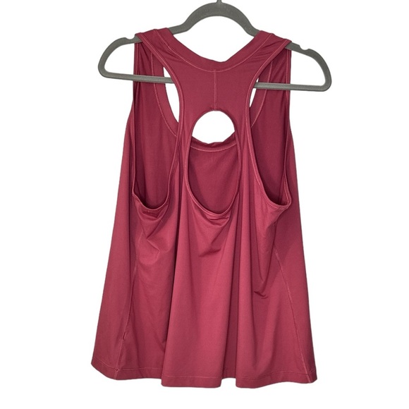 Athleta Red Cut Out Tank Top - Picture 3 of 4